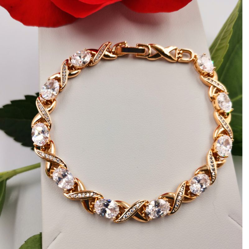 bransoletka z cyrkoniami